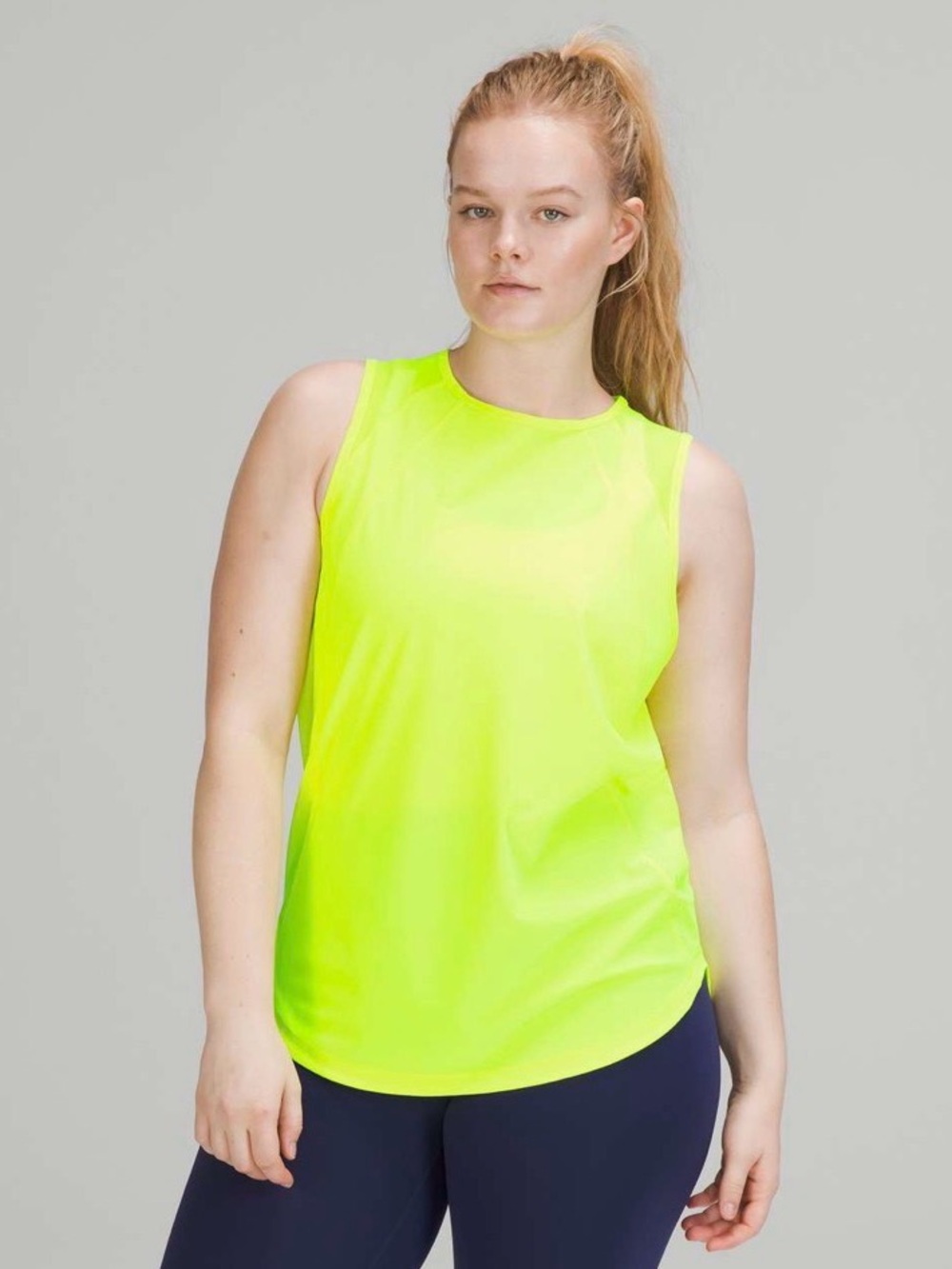 lululemon athletica Neon Yellow Sleeveless Training Tank